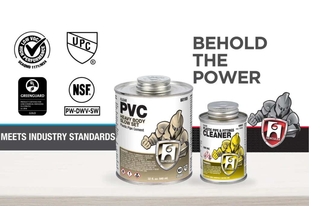 PVC Cleaners and Glue Lubricants