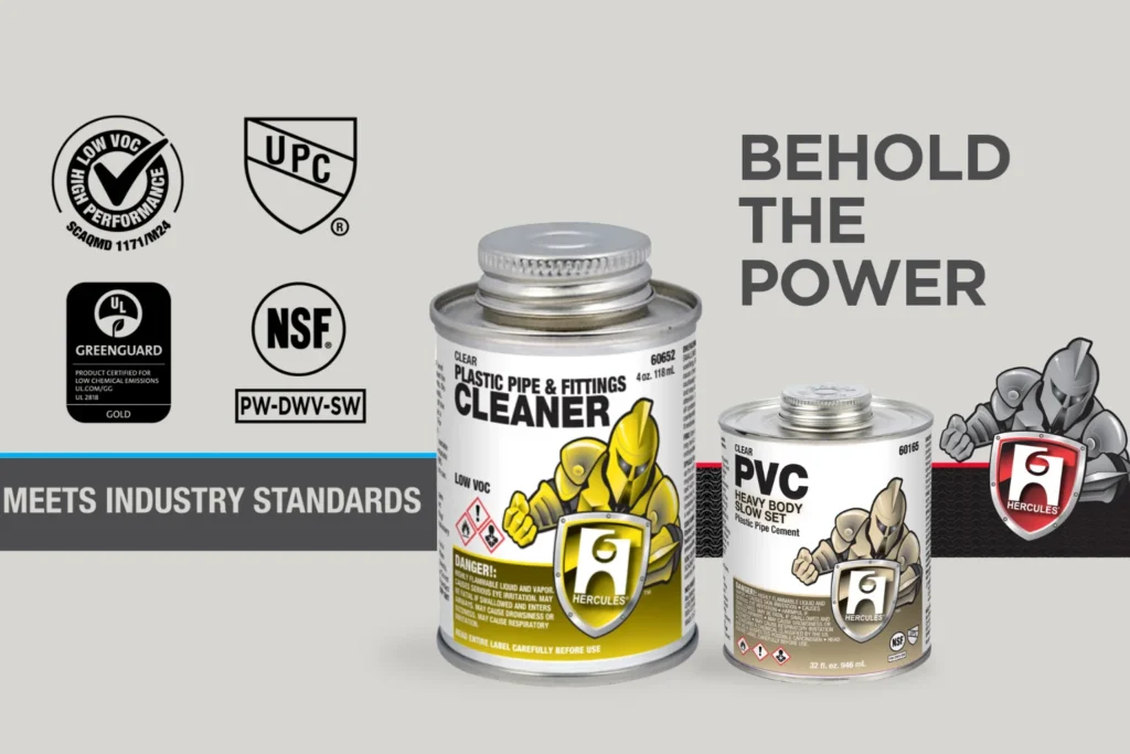 plumbing glue for PVC pipes