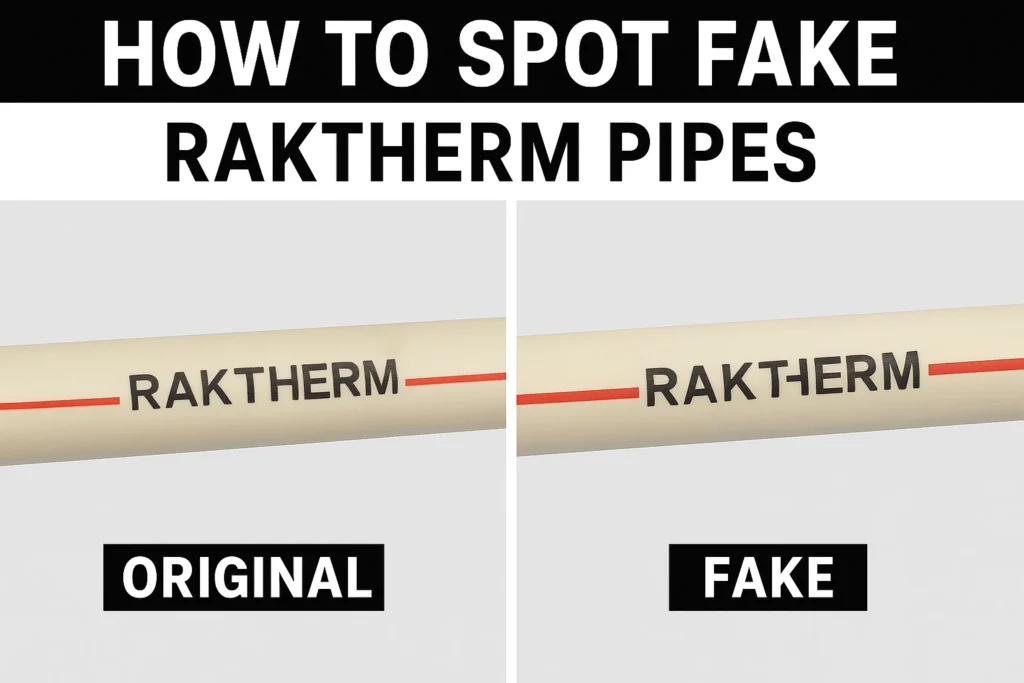 How to Spot Fake RAKtherm Pipes